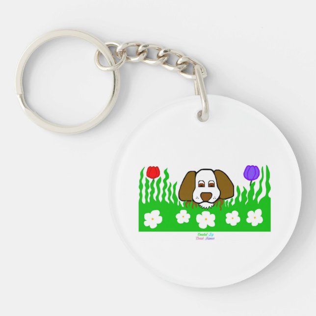Llavero Tecla redonda Pup N Play (Frente)