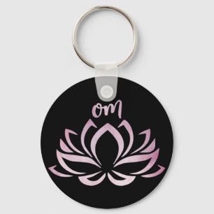 Llavero Tecla rosa de Lotus Om