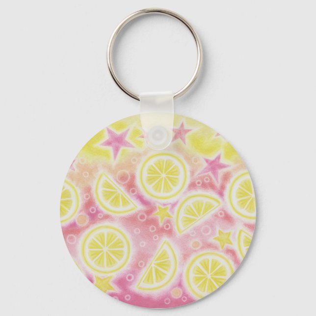 Llavero Tecla rosa Lemonade (Anverso)