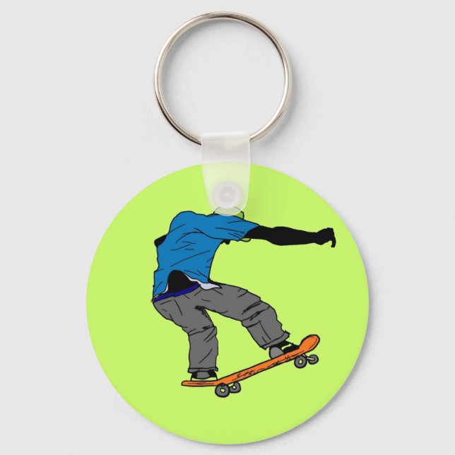 Llavero Tecla Skateboarder (Anverso)