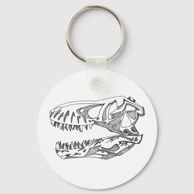 Llavero Tecla Skull T-Rex (Anverso)