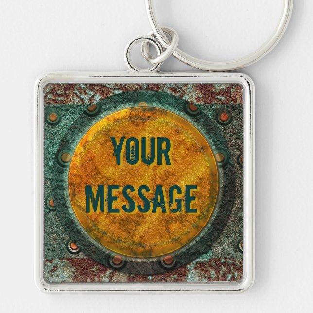 Llavero Tecla Steampunk 1A (Frente)