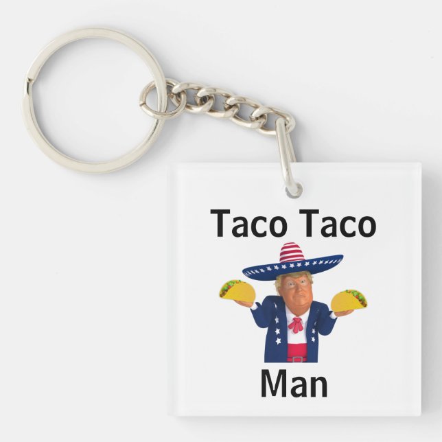 Llavero Tecla Taco Taco Man (Frente)