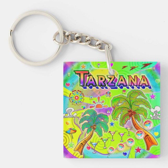 Llavero Tecla Tarzana Mind Focus (Frente)