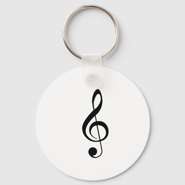Llavero Tecla Treble Clef (Anverso)