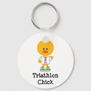 Llavero Tecla Triathlon Chick