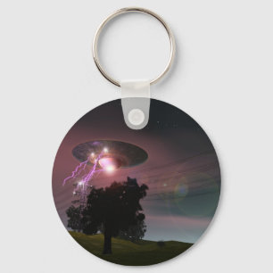 Llavero Tecla UFO Over Powerlines 2
