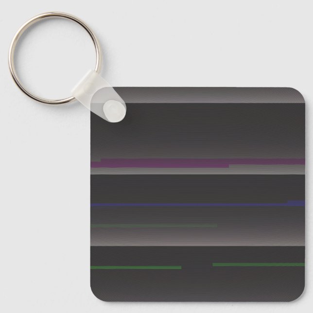 Llavero Tecla VHS Glitch Variante 2 (Anverso)