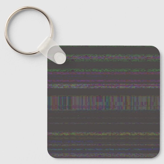 Llavero Tecla VHS Glitch Variante 3 (Anverso)