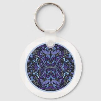 Llavero Tecla Violet Hour Art Deco