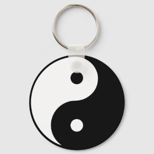 Llavero Tecla Yin Yang Button