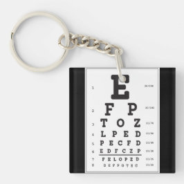 Llavero Teclado acrílico de gráfico ocular