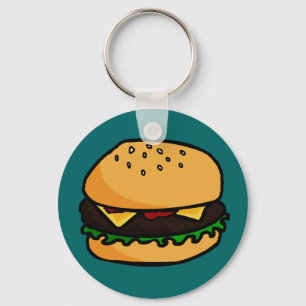 Llavero Teclado Burger