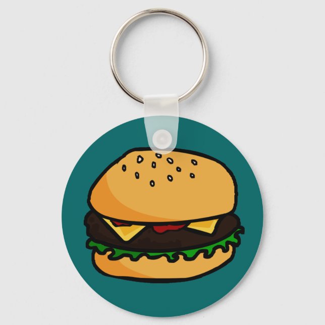 Llavero Teclado Burger (Anverso)