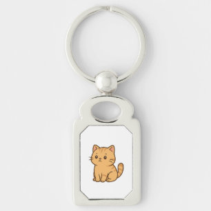 Llavero teclado de amante de los gatos