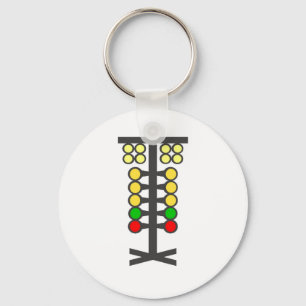 Llavero Teclado de árbol de navidad de Carreras de arrastr