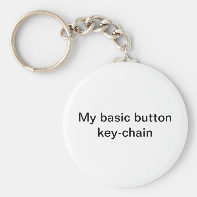 Llavero teclado de botón básico redondo (Frente)