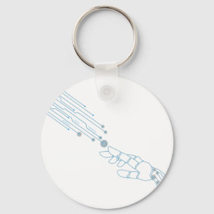 Llavero teclado de diseño de robots muy moderno