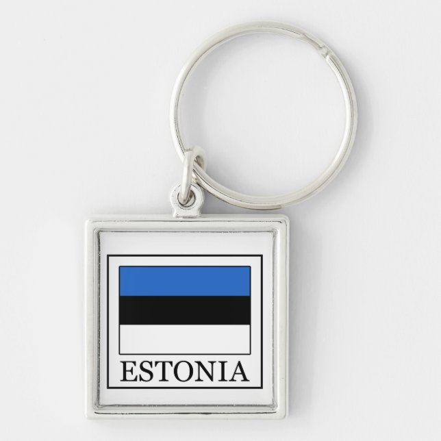 Llavero Teclado de Estonia (Frente)