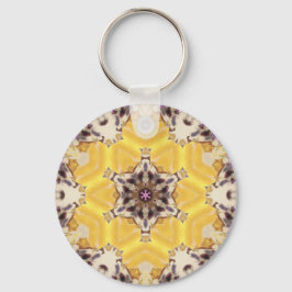 Llavero teclado de estrella amarilla