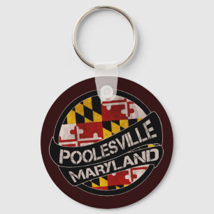 Llavero Teclado de grifo de la bandera de Poolesville Mary