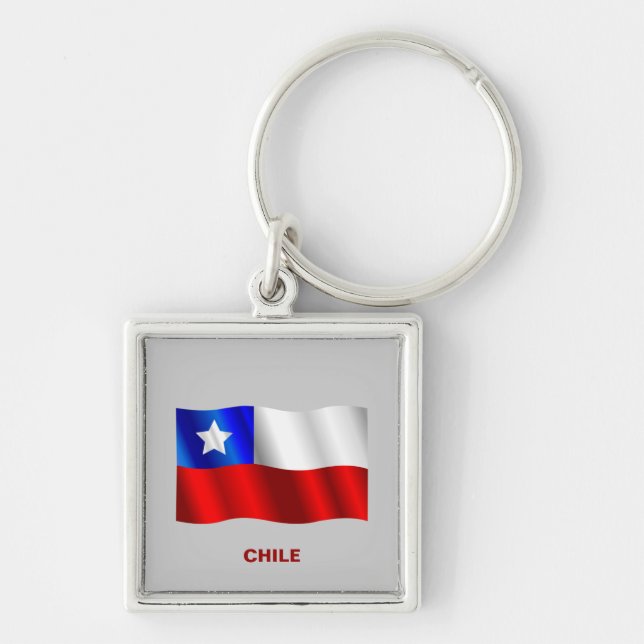 Llavero Teclado de la bandera de Chile (Frente)