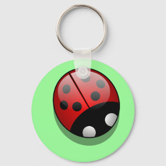Llavero Teclado de ladybug brillante