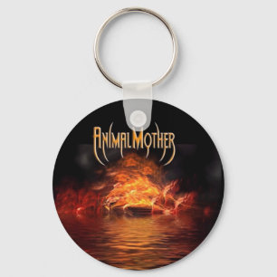 Llavero Teclado de logotipo Flame