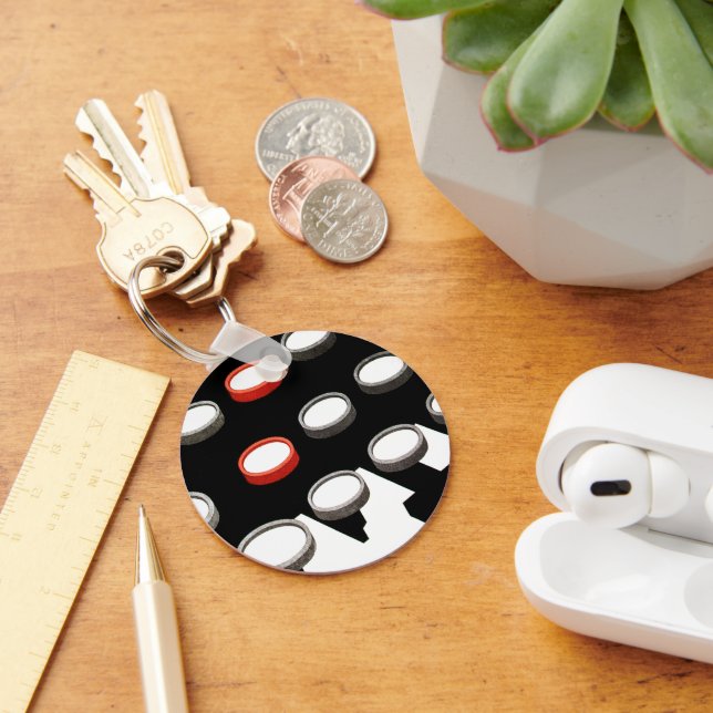 Llavero Teclado de máquina de escribir antiguo de moda par (Escritorio )