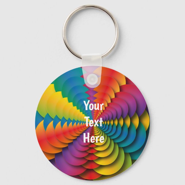 Llavero Teclado de mensaje Kaleidoscope (Anverso)