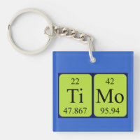 Teclado de nombre de tabla periódica de Timo