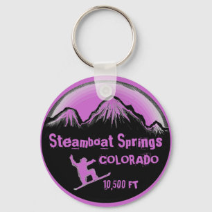 Llavero Teclado de snowboard Springs Colorado