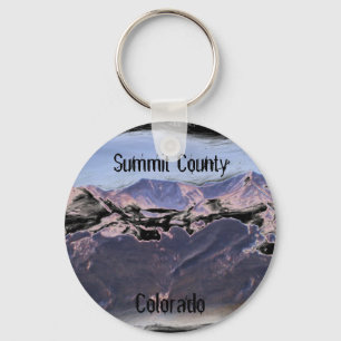 Llavero Teclado del Condado de la Cumbre Colorado