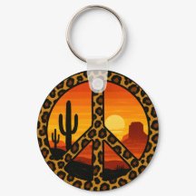 teclado del desierto de paz retro