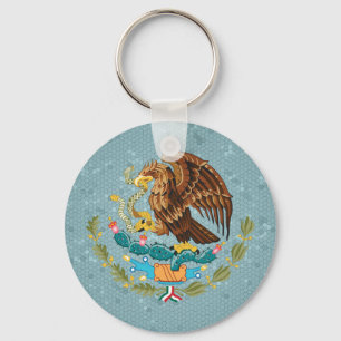Llavero Teclado del escudo de armas de México