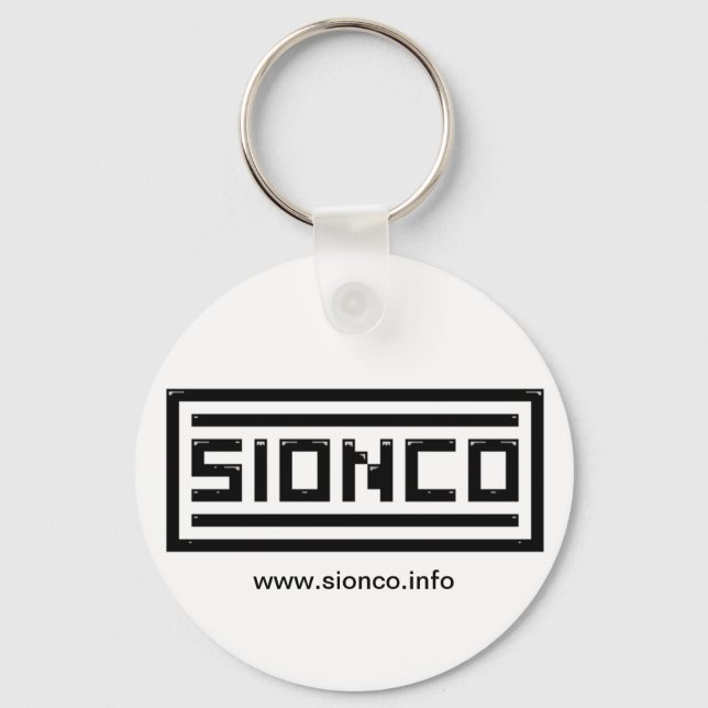 Llavero teclado del logotipo de sionco (Anverso)