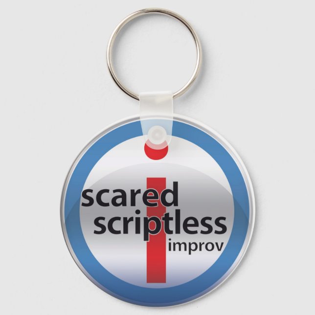 Llavero Teclado del logotipo de vidrio redondo SS (Anverso)