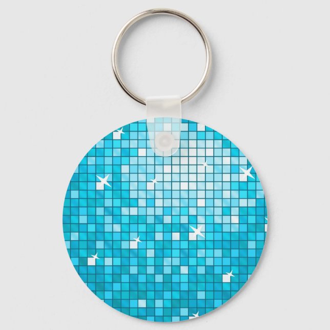 Llavero Teclado Disco Tiles Blue (Anverso)