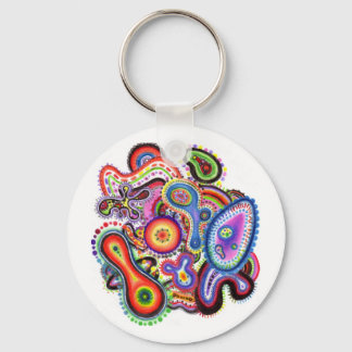 Llavero Teclado ecológico "Amoeba Art"