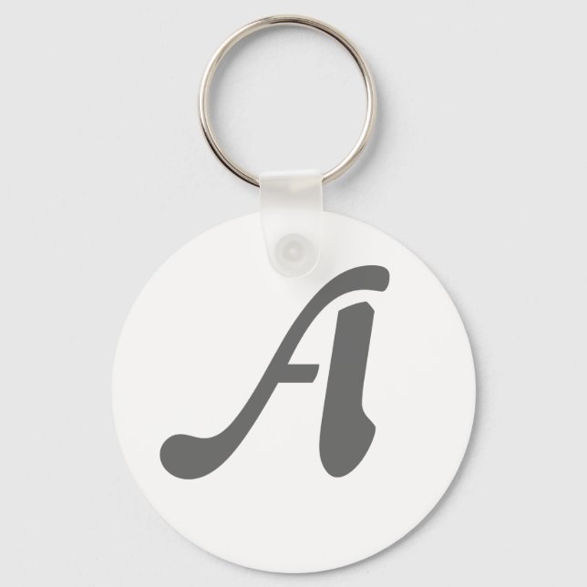 Llavero Teclado gris-A (Anverso)