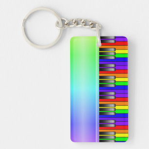 Llavero Teclado Rainbow Piano