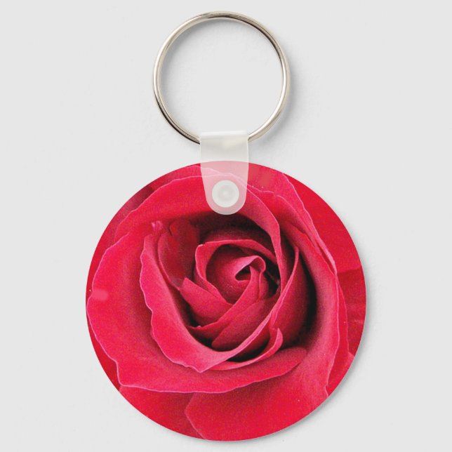 Llavero teclado rosa rojo de verdad (Anverso)