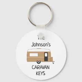 Llavero Teclas de caravana personalizadas nombre Keychain