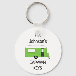 Llavero Teclas de caravana personalizadas nombre Keychain