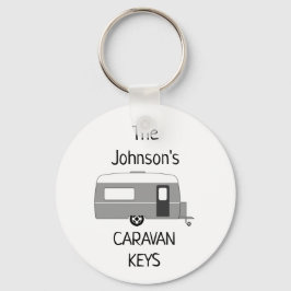 Llavero Teclas de caravana personalizadas nombre Keychain