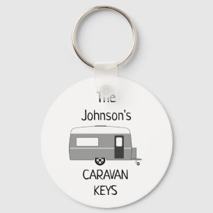 Llavero Teclas de caravana personalizadas nombre Keychain