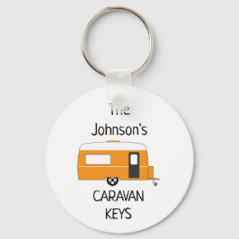 Llavero Teclas de caravana personalizadas nombre Keychain