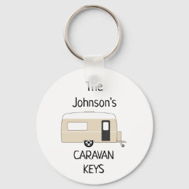 Llavero Teclas de caravana personalizadas nombre Keychain