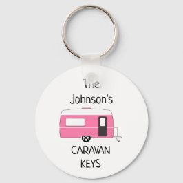 Llavero Teclas de caravana personalizadas nombre Keychain