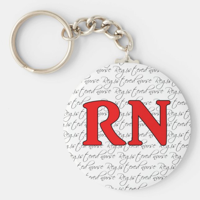 Llavero Teclas de enfermería registradas (Frente)